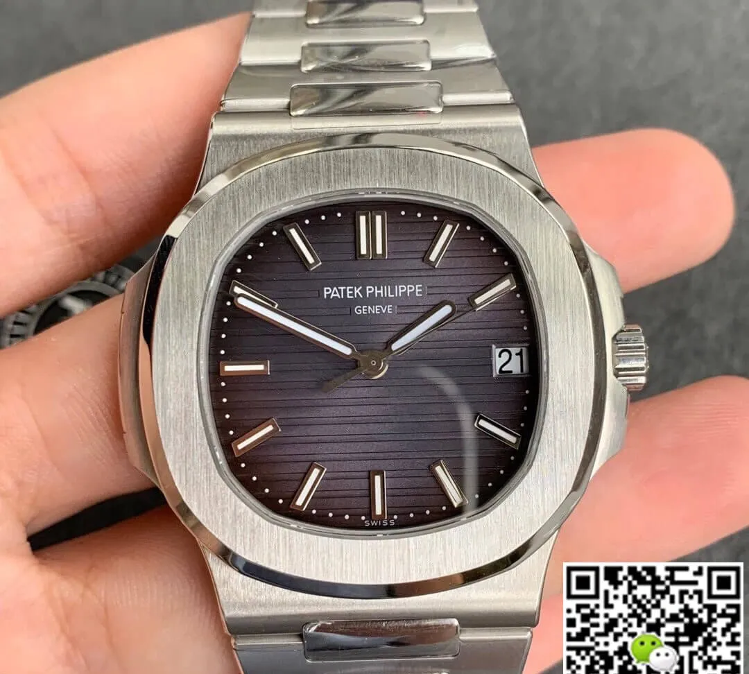Patek Philippe Nautilus 5711 PPF Factory 1:1 Best Edition Replica Watch V4 Gray Dial Swiss Cal.324 SC